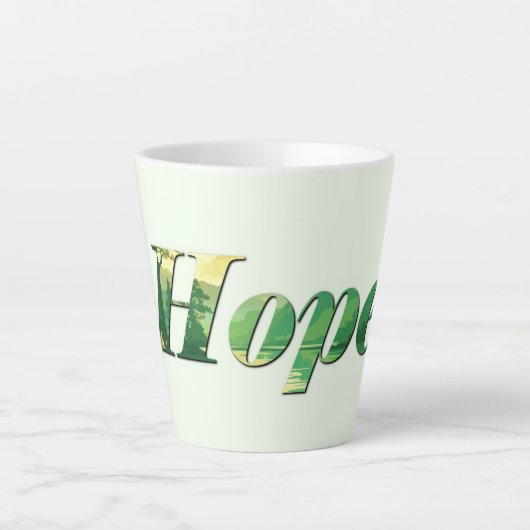 Hope. Latte Mok (Voorkant)