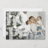 HOPE Lettering Overlay 'Foto Kerstvakantie Feestdagenkaart (Voorkant)