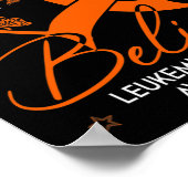 Hope Leukemie Awareness Gift Poster (Hoek)