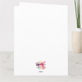 Hope Lights Groet Kaart (Achterkant)