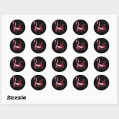 Hope Love Brain Aneurysma Awareness Dragonfly Ronde Sticker (Vel)