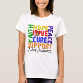 Hope Love Cure Autisme Awareness T-shirt (Voorkant)