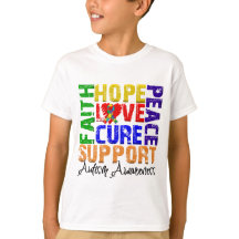 Hope Love Cure Autisme Awareness