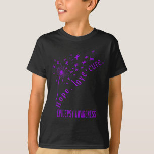 Hope Love Cure Epilepsy Awareness T T-shirt