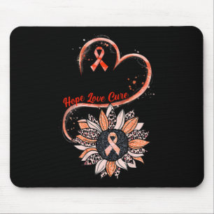 Hope Love Cure Fighter Zonnebloem RSD CRPS Awarene Muismat