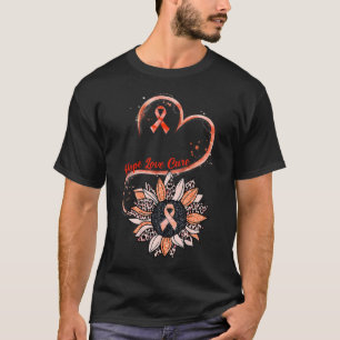 Hope Love Cure Fighter Zonnebloem RSD CRPS Awarene T-shirt