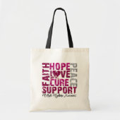 Hope Love Cure - Multiple Myeloma Awareness Tote Bag (Voorkant)