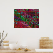 Hope Love Dream Poster (Keuken)