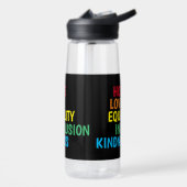 Hope, Love, Equality, Inclusion, Kindness, Peace Waterfles (Links)