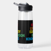 Hope, Love, Equality, Inclusion, Kindness, Peace Waterfles (Rechts)