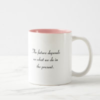 Hope Love & Faith Breast Cancer Coffee Mok