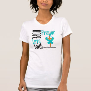 Hope Love Faith Prayer Tourette Syndrome T-shirt