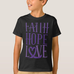 Hope Love - Fibromyalgie Bewustzijn Ondersteuning T-shirt