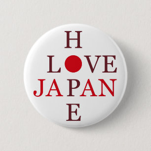 HOPE LOVE JAPAN RONDE BUTTON 5,7 CM