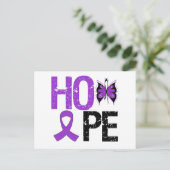 Hope Lupus Awareness Briefkaart (Staand voorkant)