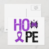 Hope Lupus Awareness Briefkaart (Voorkant / Achterkant)