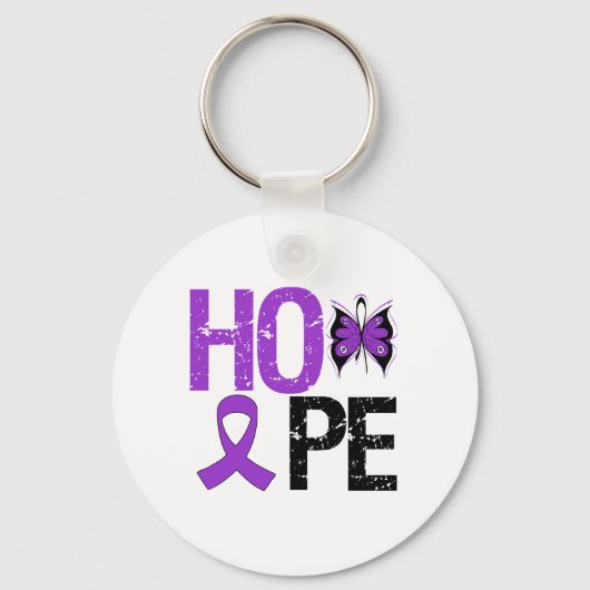 Hope Lupus Awareness Sleutelhanger (Voorkant)