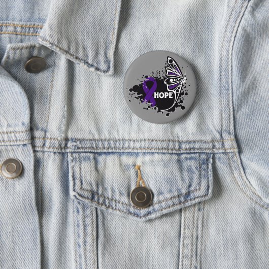 Hope Lupus Butterfly Ronde Button 5,7 Cm (In situ)
