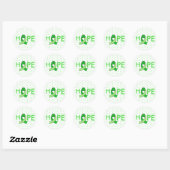 HOPE Lyme Disease Ribbon Sticker (Vel)