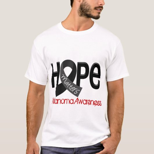 Hope Matters 2 Melanoma T-shirt (Voorkant)