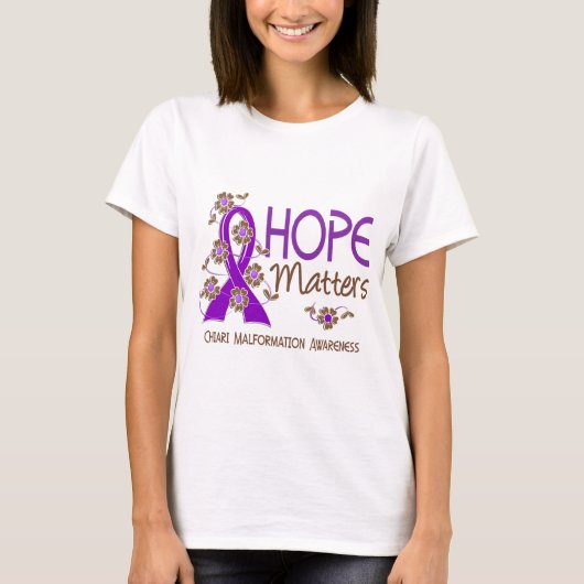 Hope Matters 3 Chiari Malformation T-shirt (Voorkant)