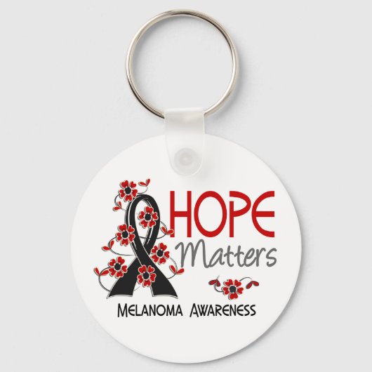 Hope Matters 3 Melanoma Sleutelhanger (Voorkant)