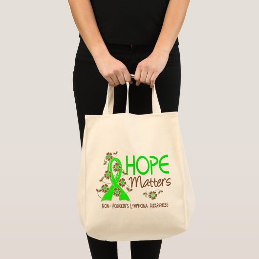 Hope Matters 3 Non-Hodgkin's Lymfoom Tote Bag (Voorkant (product))
