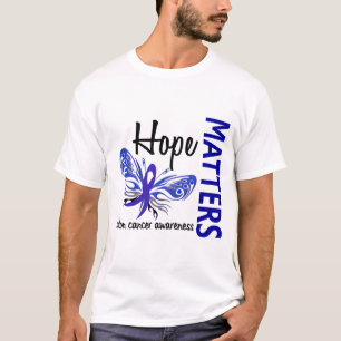 Hope Matters Butterfly Colon Cancer T-shirt