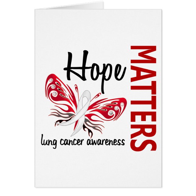 Hope Matters Butterfly Lung Cancer (Voorkant)