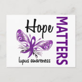 Hope Matters Butterfly Lupus Briefkaart (Voorkant)