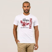 Hope Matters Butterfly Multiple Myeloma T-shirt (Voorkant volledig)