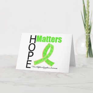 Hope Matters Non-Hodgkins lymfoom (juwelen lint) Kaart