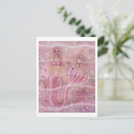 Hope Mermaid Card van Renee L. Lavoie Briefkaart (Staand voorkant)