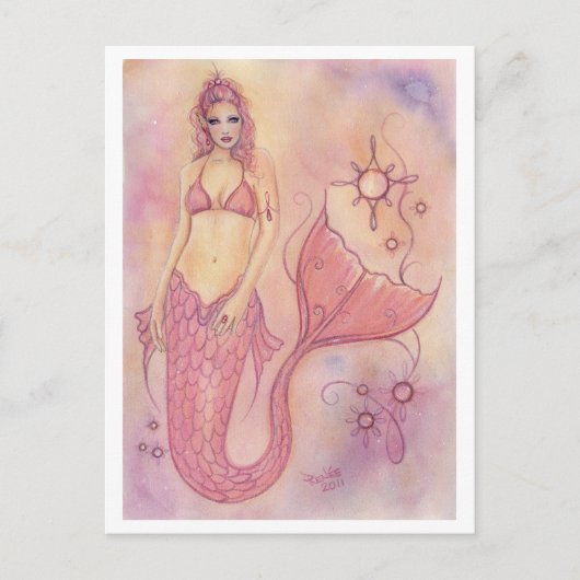 Hope Mermaid van Renee L. Lavoie Briefkaart (Voorkant)