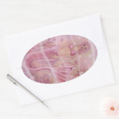 Hope Mermaid van Renee L. Lavoie Ovale Sticker (Envelop)