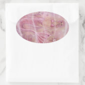 Hope Mermaid van Renee L. Lavoie Ovale Sticker (Tas)