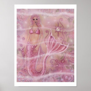Hope Mermaid van Renee L. Lavoie Poster