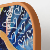 Hope Monogram Initiaal Pickleball Paddle (Links Detail)