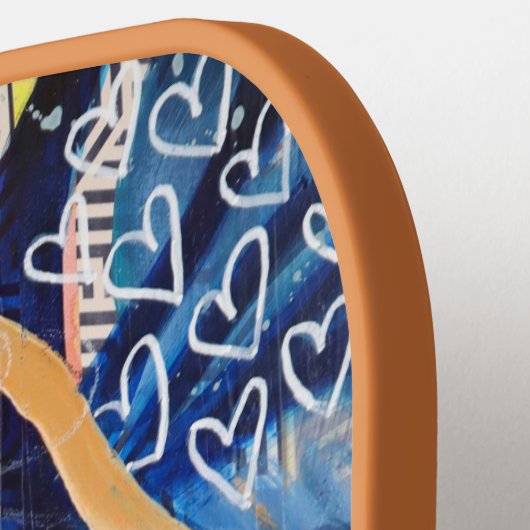 Hope Monogram Initiaal Pickleball Paddle (Links Detail)