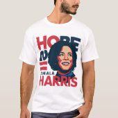 HOPE Motiv KAMALA HARRIS Konte T-shirt (Voorkant)