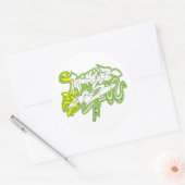 Hope Never Dies" – Bold Streetwear Statement Ronde Sticker (Envelop)