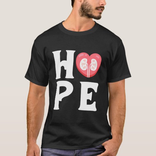 Hope Niernefroloog Nefrologie Verpleegkundige Dial T-shirt (Voorkant)