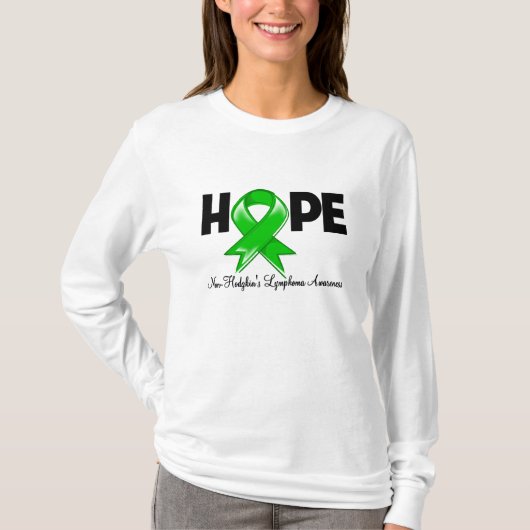 Hope Non-Hodgkin's Lymphoma Awareness T-shirt (Voorkant)