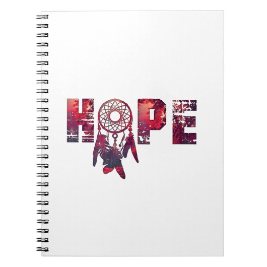 Hope Notebook design Notitieboek (Voorkant)