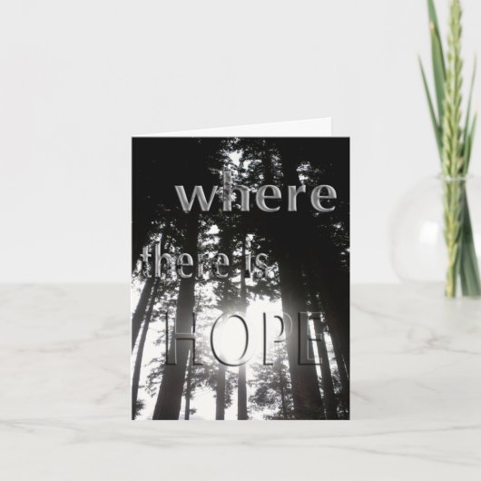 Hope Notecard Kaart (Voorkant)