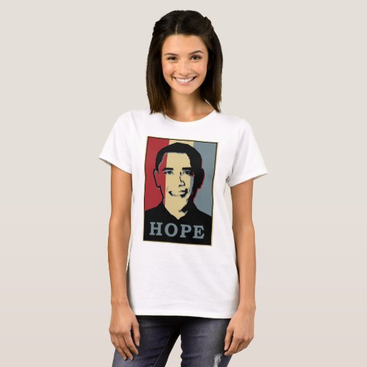 Hope Obama T-shirt (Voorkant volledig)