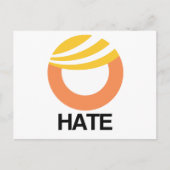 HOPE (Obama) vs. HATE (Trump) Briefkaart (Voorkant)