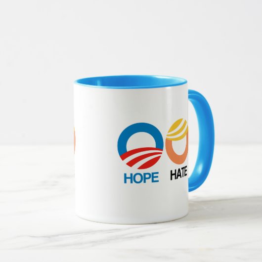 HOPE (Obama) vs. HATE (Trump) Mok (Voorkant rechts)