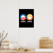 HOPE (Obama) vs. HATE (Trump) Poster (Keuken)