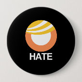 HOPE (Obama) vs. HATE (Trump) Ronde Button 4,0 Cm (Voorkant)